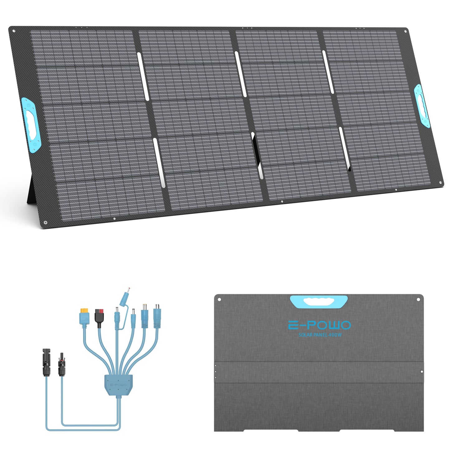 Foldable Waterproof Portable Solar Panel Charger for Camping and Off-Grid Use