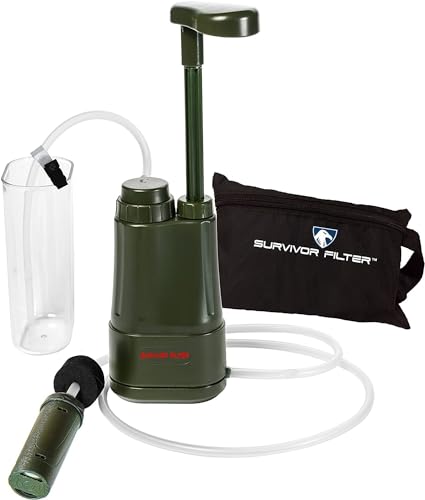 0.01 Micron Portable Hand Pump Survival Water Filtration System