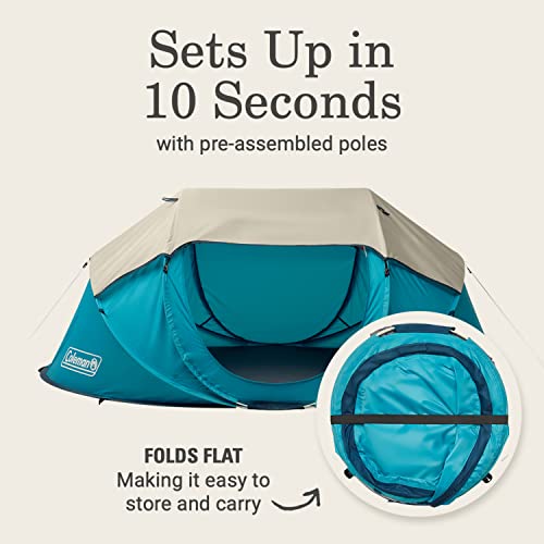 2/4 Person Instant Pop-Up Weatherproof Tent with Rainfly