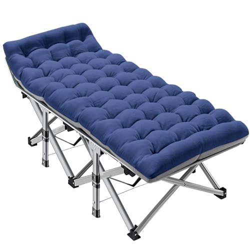 ABORON Folding Camping Cot W/Mat for Adults