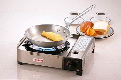 Single-Burner Portable Butane Cooktop for Indoor & Outdoor Cooking