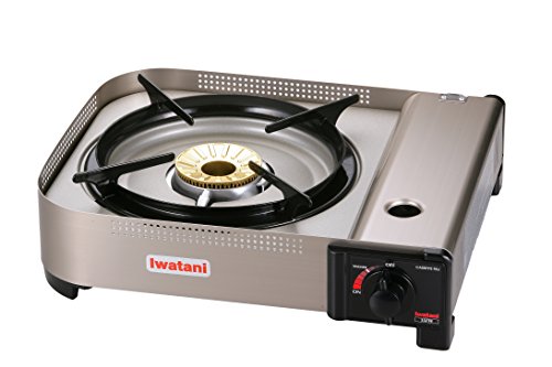 Single-Burner Portable Butane Cooktop for Indoor & Outdoor Cooking