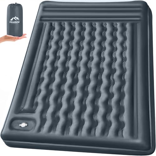 Double 6-Inch Self-Inflating Sleeping Pad with Foot Pump