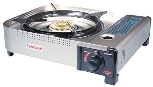 Single-Burner Portable Butane Cooktop for Indoor & Outdoor Cooking