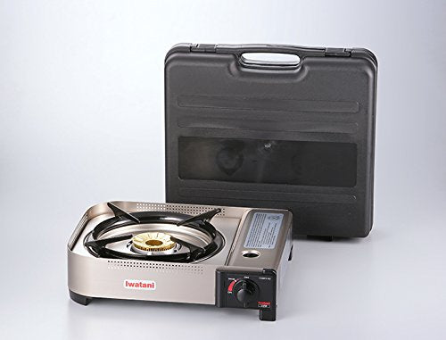 Single-Burner Portable Butane Cooktop for Indoor & Outdoor Cooking