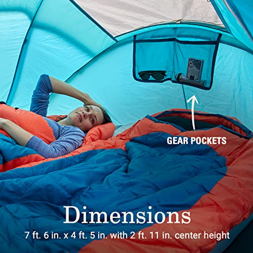 2/4 Person Instant Pop-Up Weatherproof Tent with Rainfly