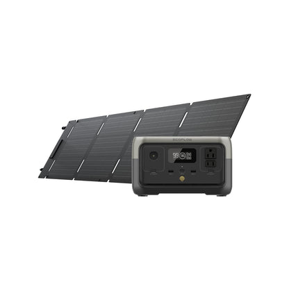 Portable LiFePO4 Solar Generator 245Wh Fast-Charging Power Station with AC Output and UPS Mode