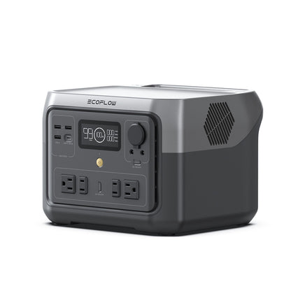 Portable Solar Generator Power Station 500Wh LiFePO4 Fast-Charging with AC Output