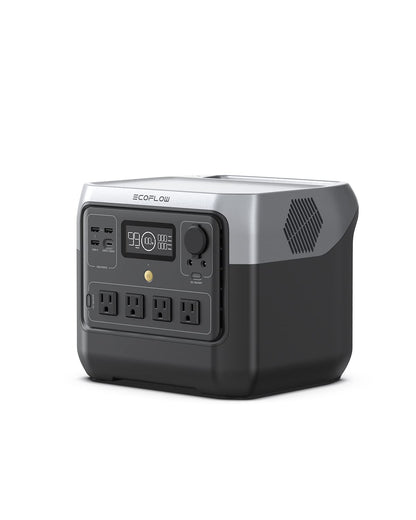 Portable Solar Generator 768Wh LiFePO4 Fast-Charging Power Station with AC Outlets