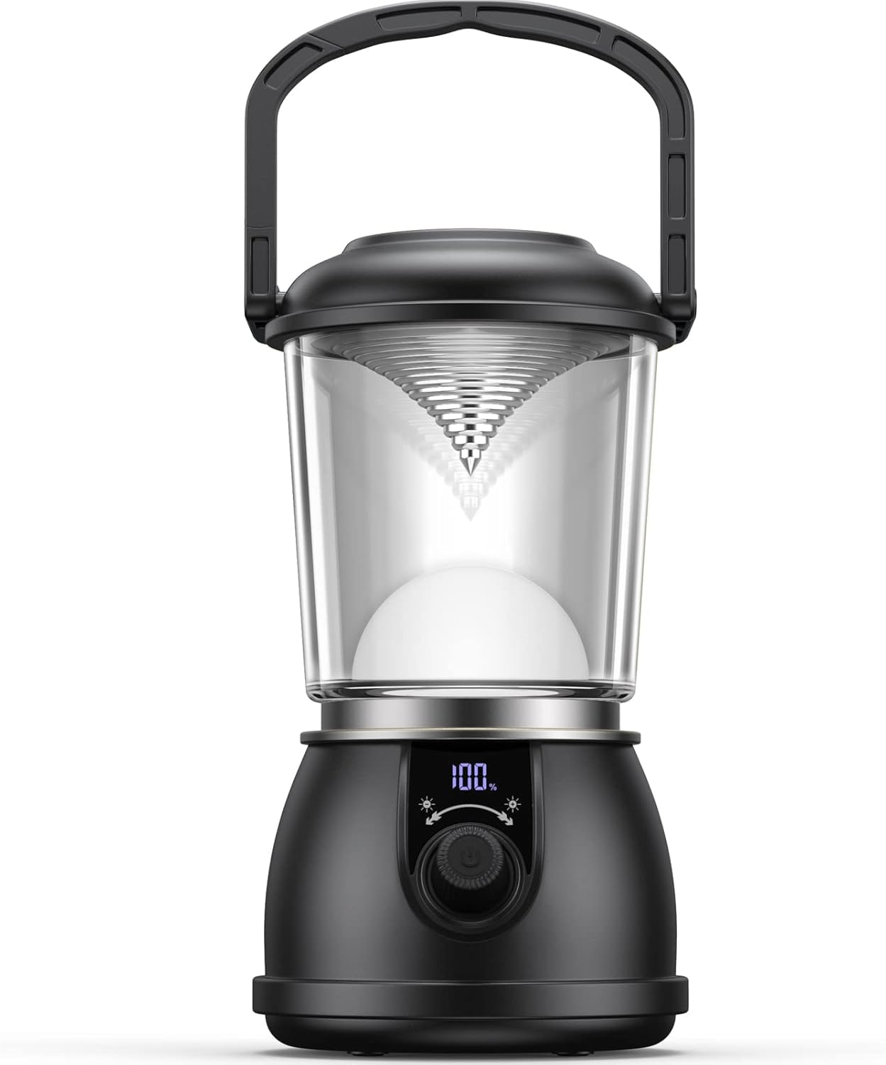 1000LM Rechargeable LED Camping Lantern with Hanging Hook for Emergency Outdoor Use