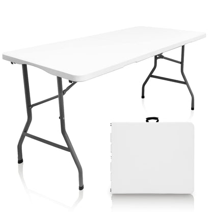 CAMP SOLUTIONS Bi-Fold Plastic Folding Table