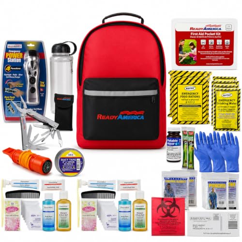 2-Person 72-Hour Deluxe Emergency Go-Bag with Survival Supplies and Power Device