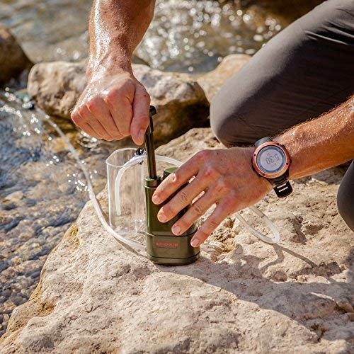 0.01 Micron Portable Hand Pump Survival Water Filtration System