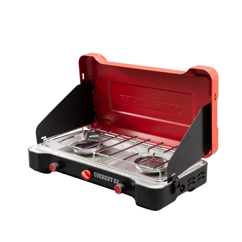 Camp Chef Everest 2X 2-Burner Portable Camping Stove, 40,000 BTUs, Propane