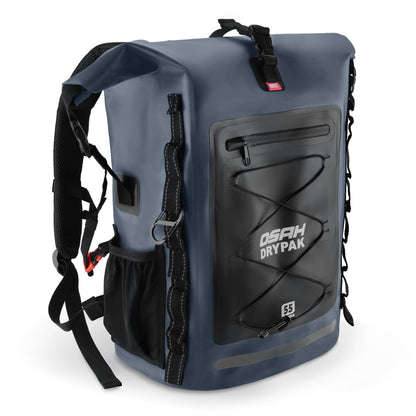 Roll-Top Waterproof Dry Bag Backpack for Outdoor Travel and Water Sports