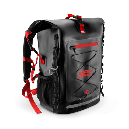 Roll-Top Waterproof Dry Bag Backpack for Outdoor Travel and Water Sports