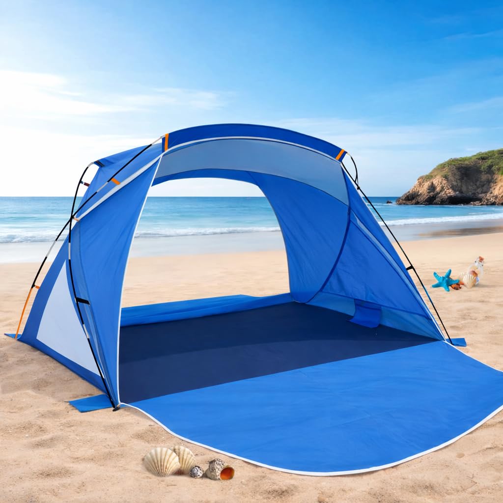 Portable UPF50+ Waterproof Beach Sun Shelter Canopy