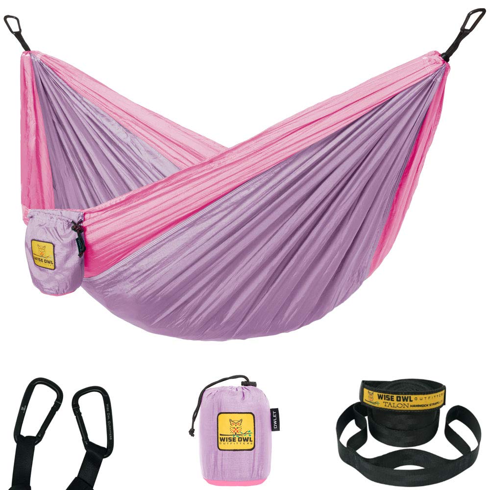 Heavy-Duty Portable Camping Hammock with Tree Straps