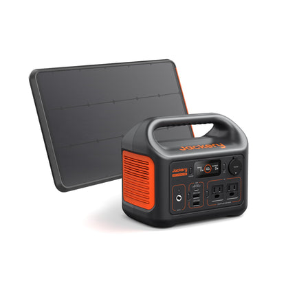 Portable Solar Generator 293Wh Lithium Backup Power Station for Camping and Outdoor Use