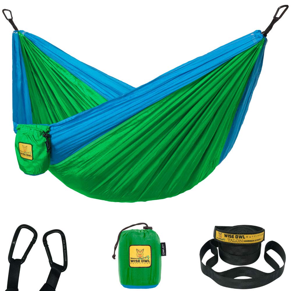 Heavy-Duty Portable Camping Hammock with Tree Straps