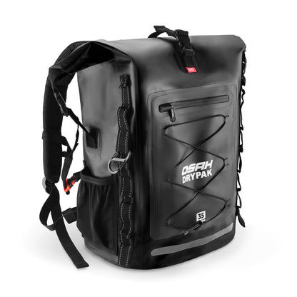 Roll-Top Waterproof Dry Bag Backpack for Outdoor Travel and Water Sports