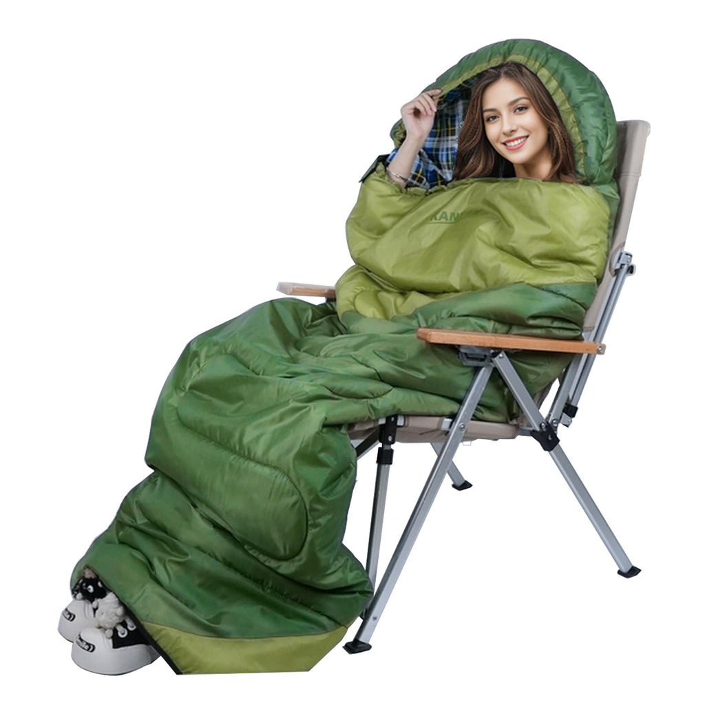 32°F 3-4 Season Warm Camping Sleeping Bag for All Ages