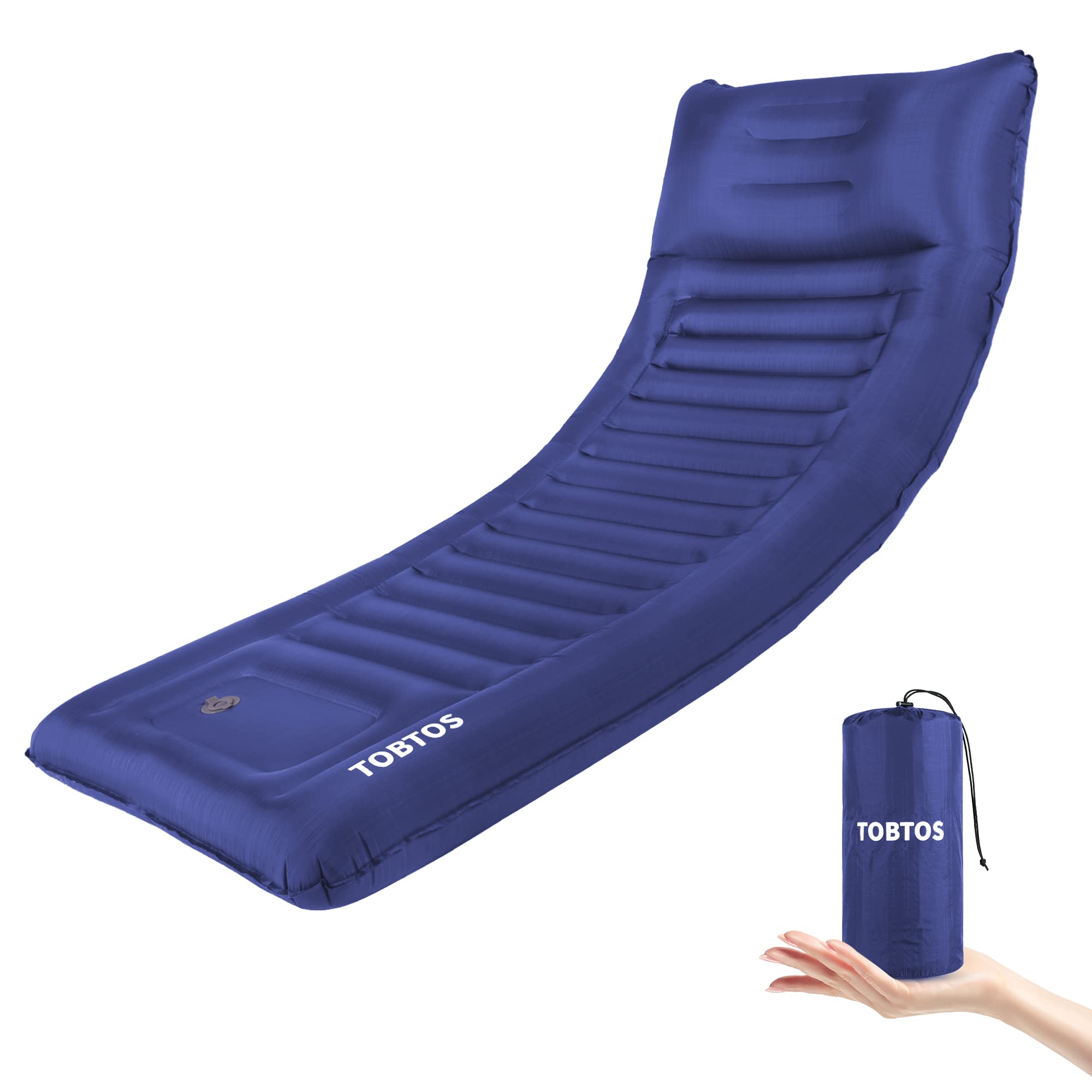 TOBTOS 6 Inch Self Inflating Sleeping Pad