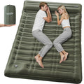 Ultra-Thick Camping Sleeping Pad with Pillow and Foot Pump