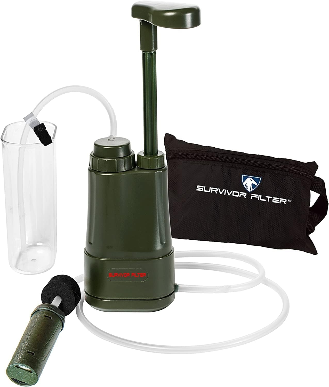 0.01 Micron Portable Hand Pump Survival Water Filtration System
