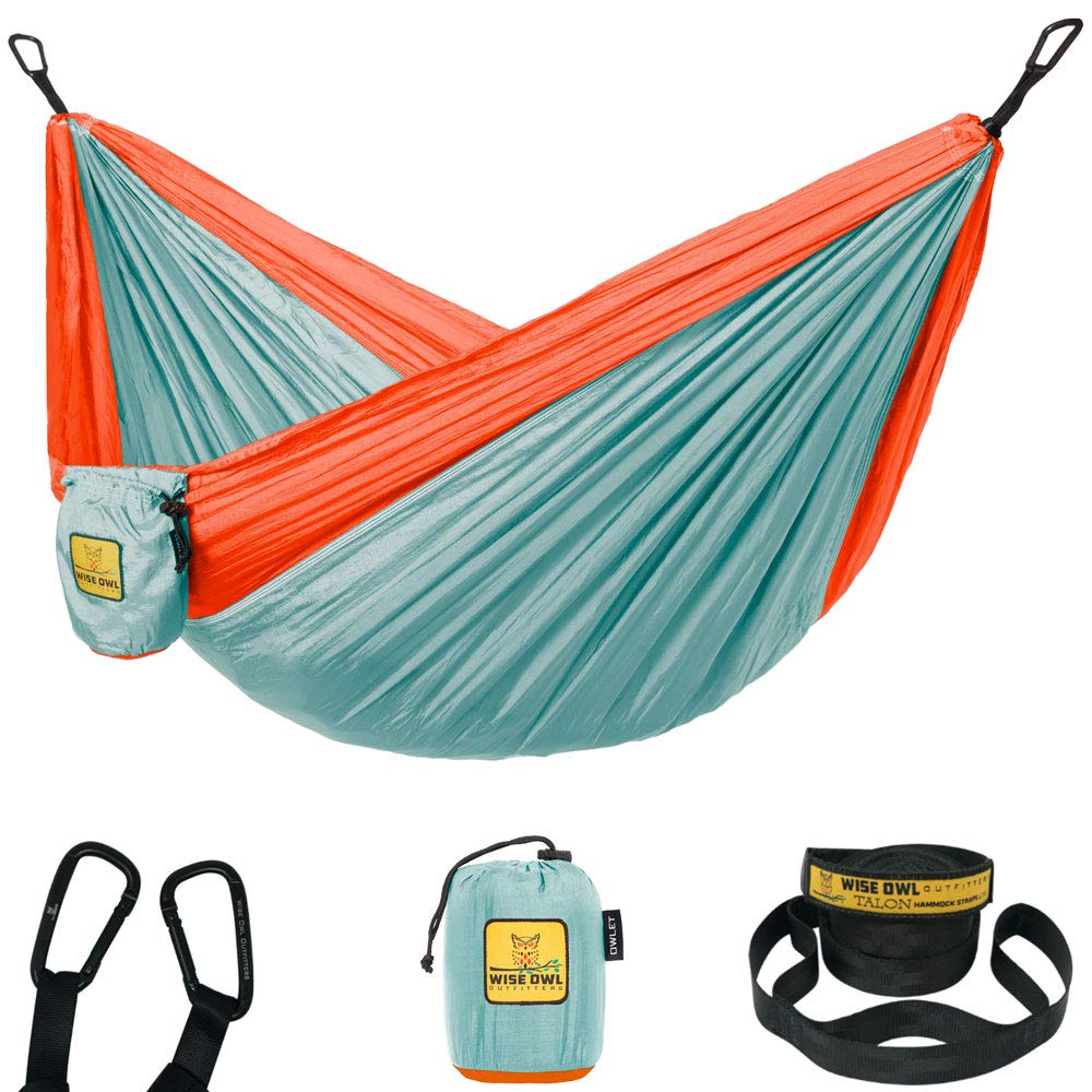 Heavy-Duty Portable Camping Hammock with Tree Straps