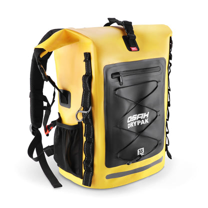 Roll-Top Waterproof Dry Bag Backpack for Outdoor Travel and Water Sports