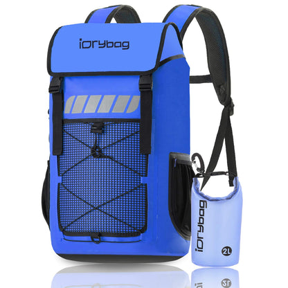 Waterproof Roll-Top Dry Bag Backpack for Hiking and Kayaking