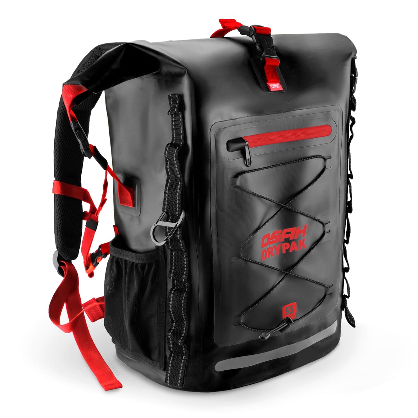 Roll-Top Waterproof Dry Bag Backpack for Outdoor Travel and Water Sports