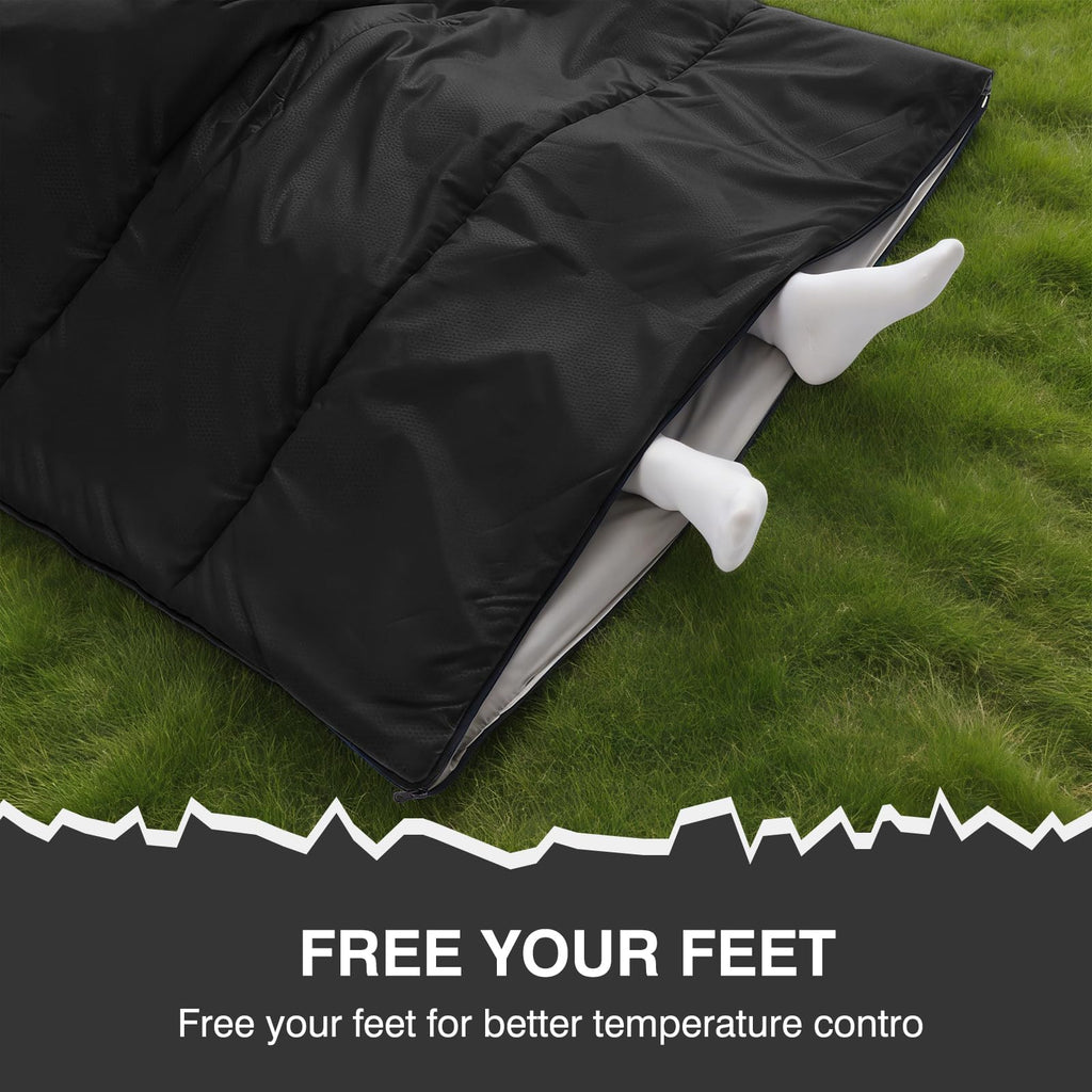 XXL Waterproof 3-4 Season Sleeping Bag with Compression Sack