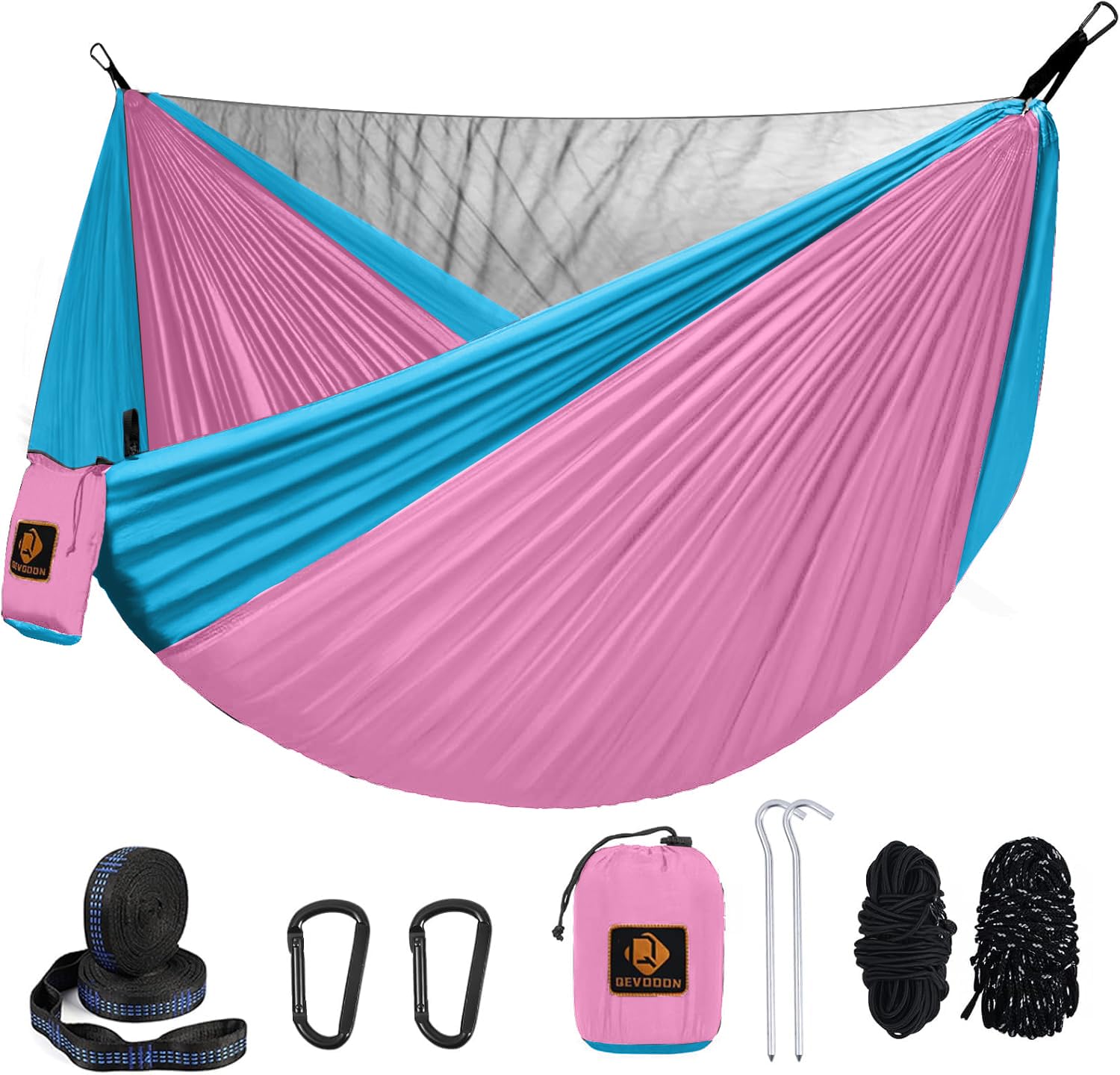 Portable Camping Hammock with Mosquito Net and Tree Straps