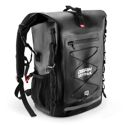 Roll-Top Waterproof Dry Bag Backpack for Outdoor Travel and Water Sports