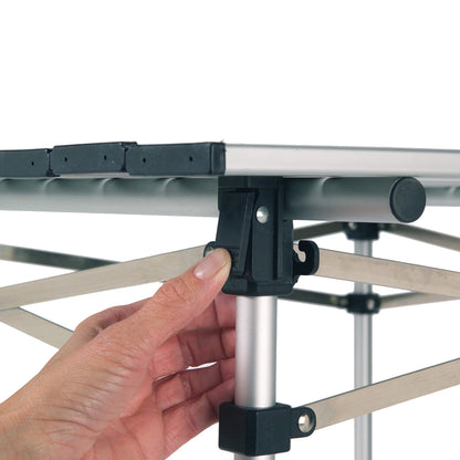 Compact Foldable Aluminum Camping Table with Carry Bag