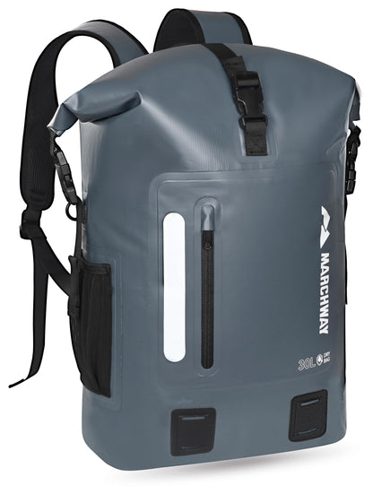 Roll-Top Waterproof Dry Bag Backpack for Hiking and Kayaking