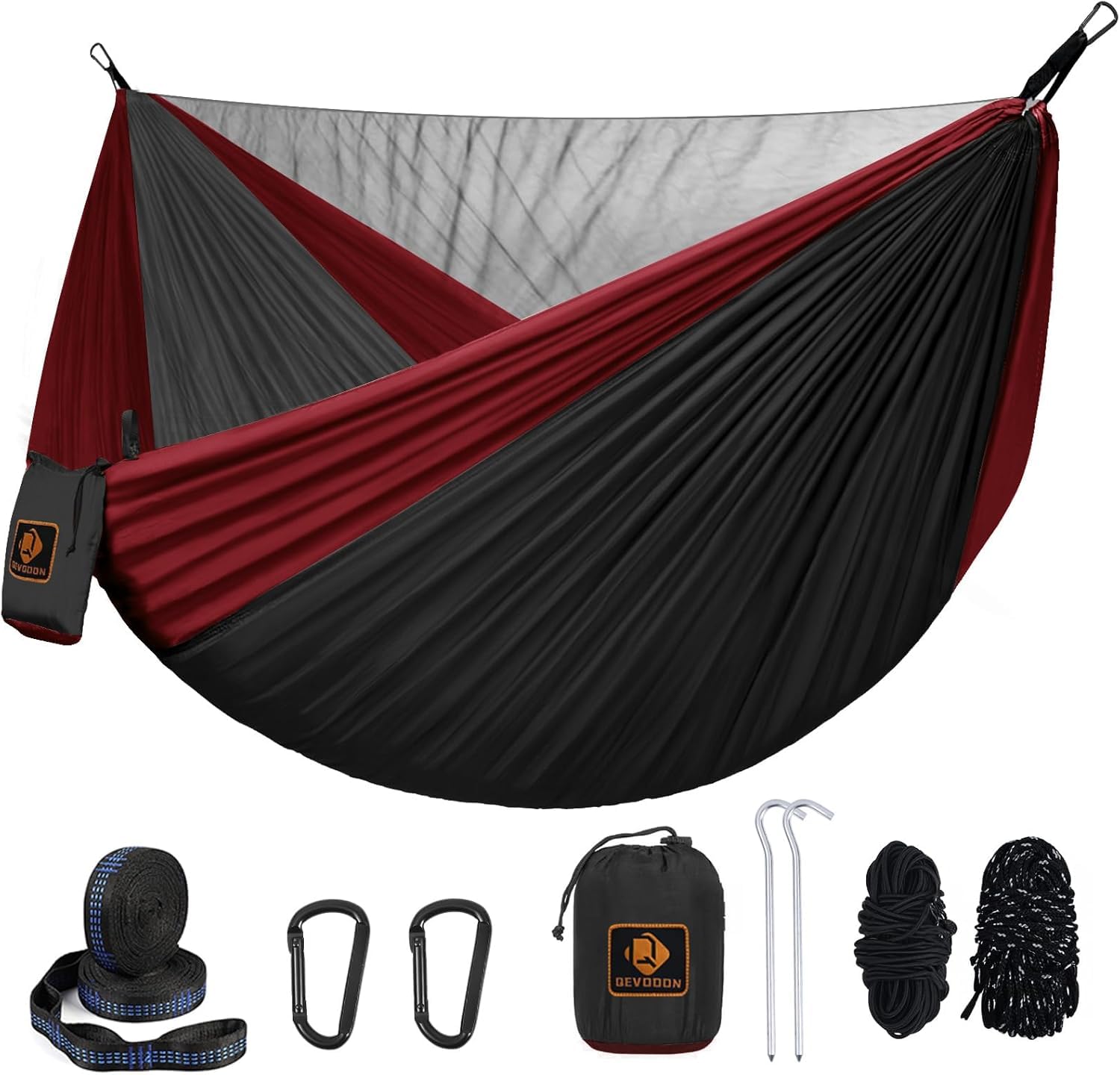 Portable Camping Hammock with Mosquito Net and Tree Straps