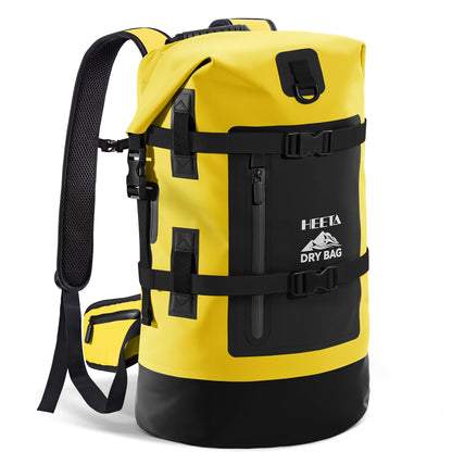 40L Waterproof Roll-Top Dry Bag Backpack for Hiking and Water Sports