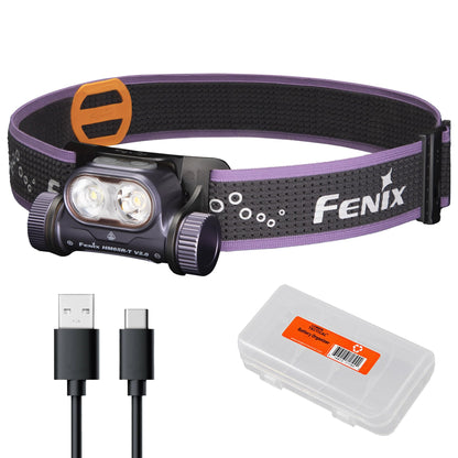 1600 Lumen USB-C Rechargeable Dual-Beam Headlamp for Running and Hiking