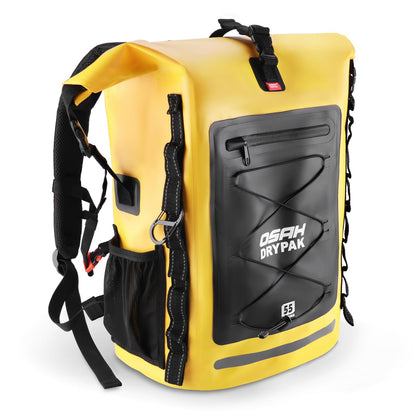 Roll-Top Waterproof Dry Bag Backpack for Outdoor Travel and Water Sports