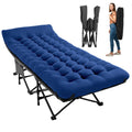 28-Inch Extra-Wide Folding Camping Cot with Mattress