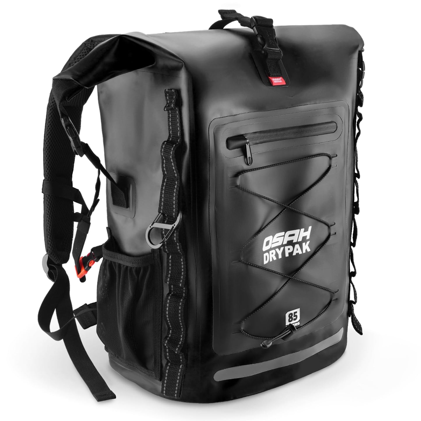 Roll-Top Waterproof Dry Bag Backpack for Outdoor Travel and Water Sports