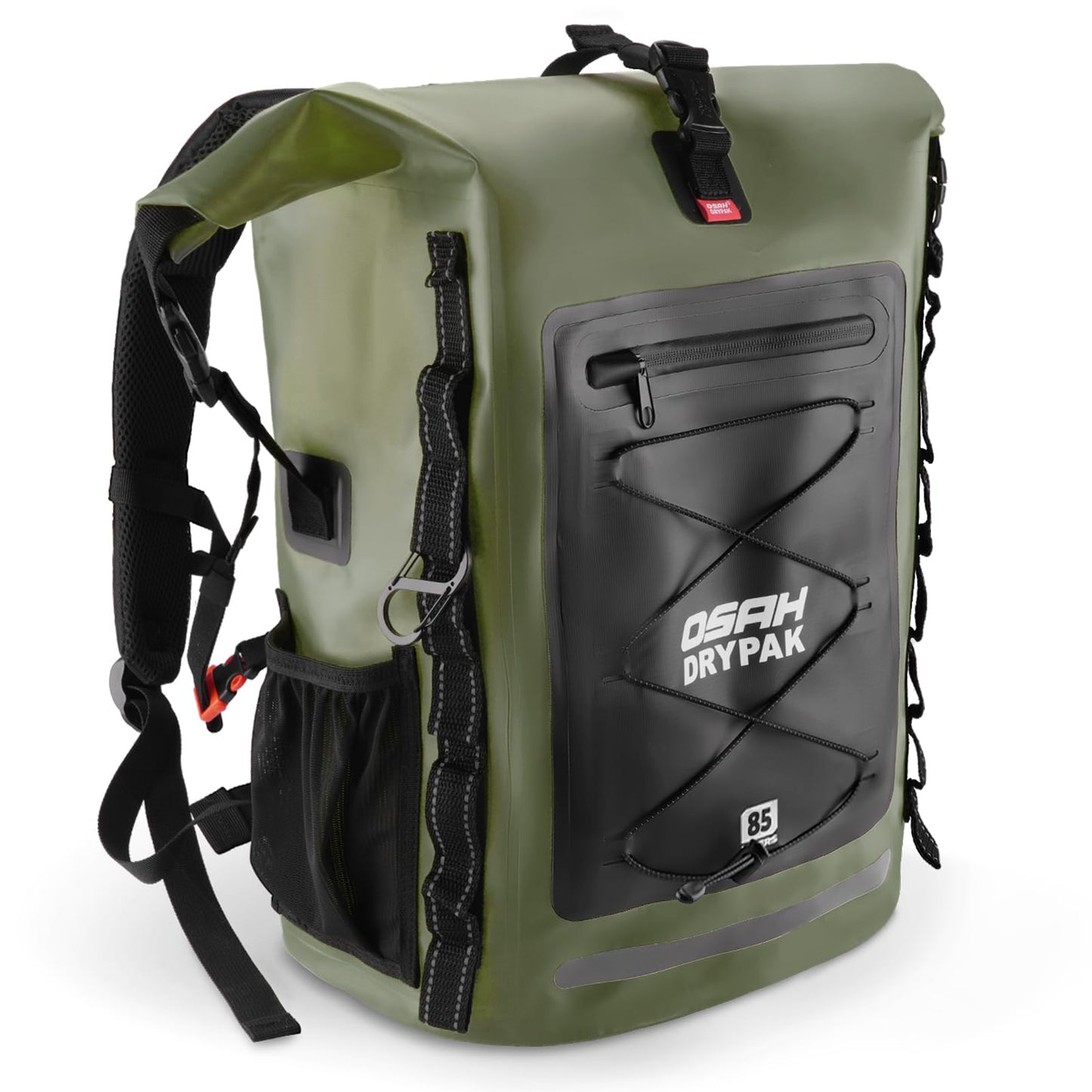 Roll-Top Waterproof Dry Bag Backpack for Outdoor Travel and Water Sports