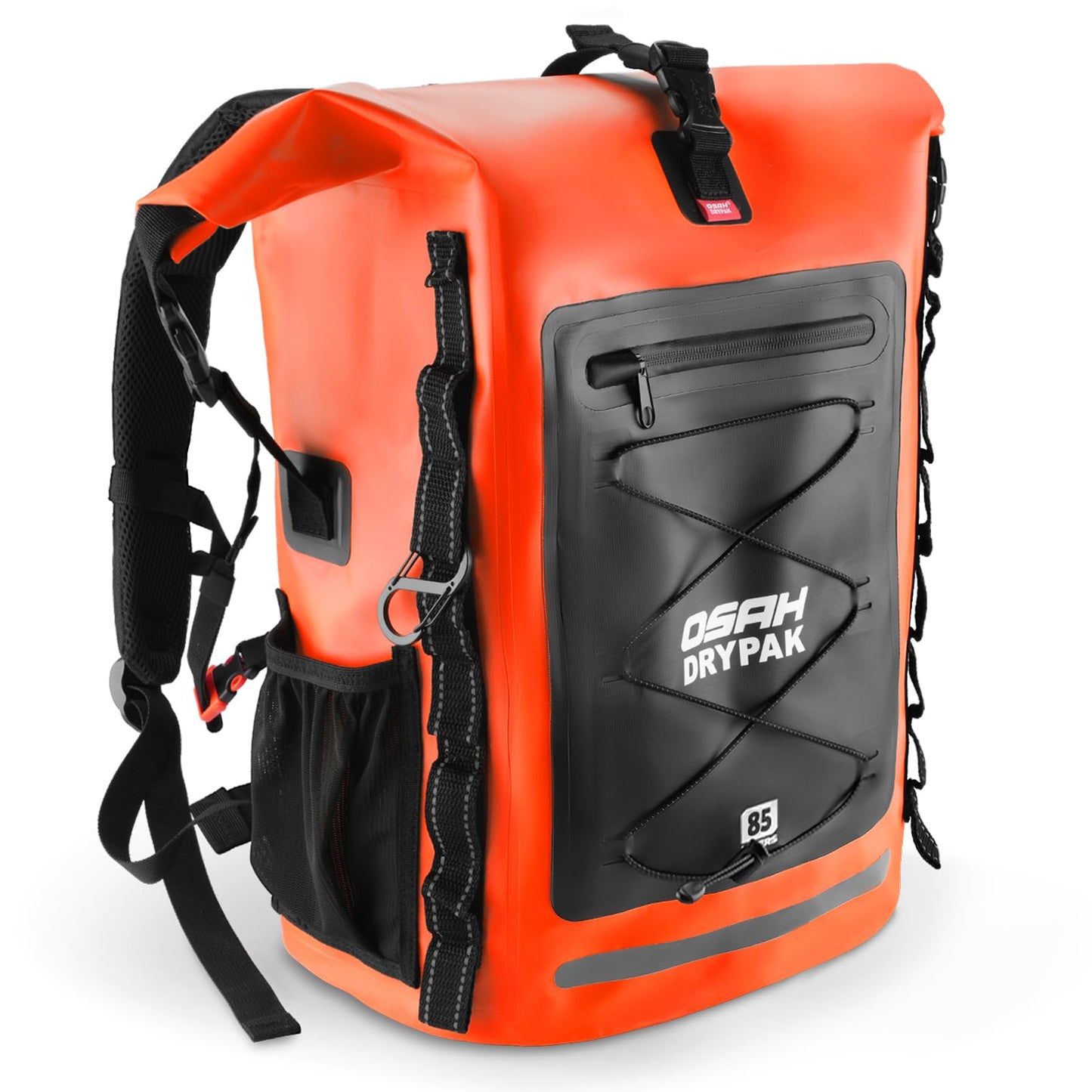Roll-Top Waterproof Dry Bag Backpack for Outdoor Travel and Water Sports