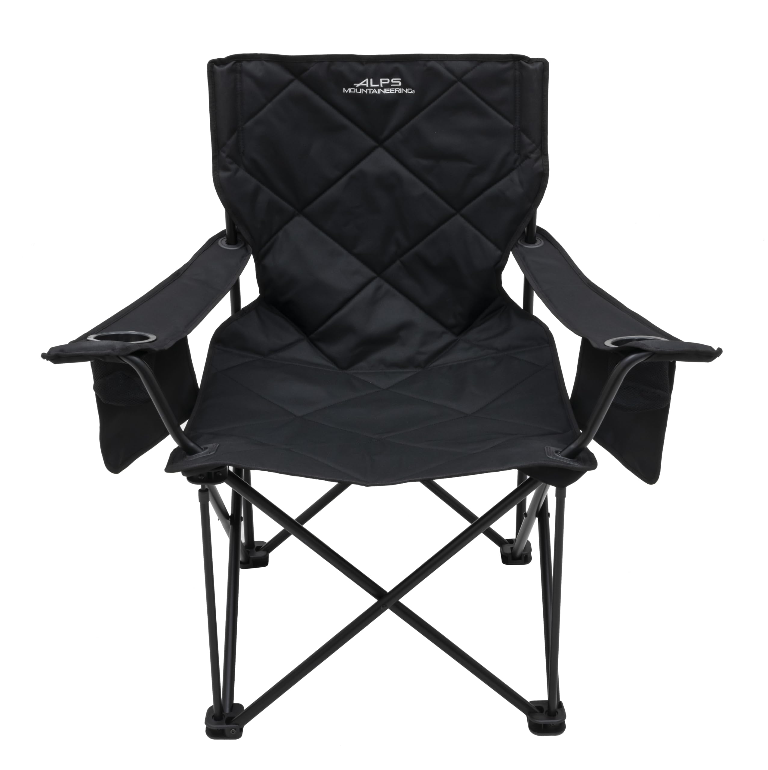 ALPS Mountaineering King Kong Camping Chairs for Adults with Mesh Cup Holders and Pockets, Built Durable and Reliable with Compact Foldable Steel Frame