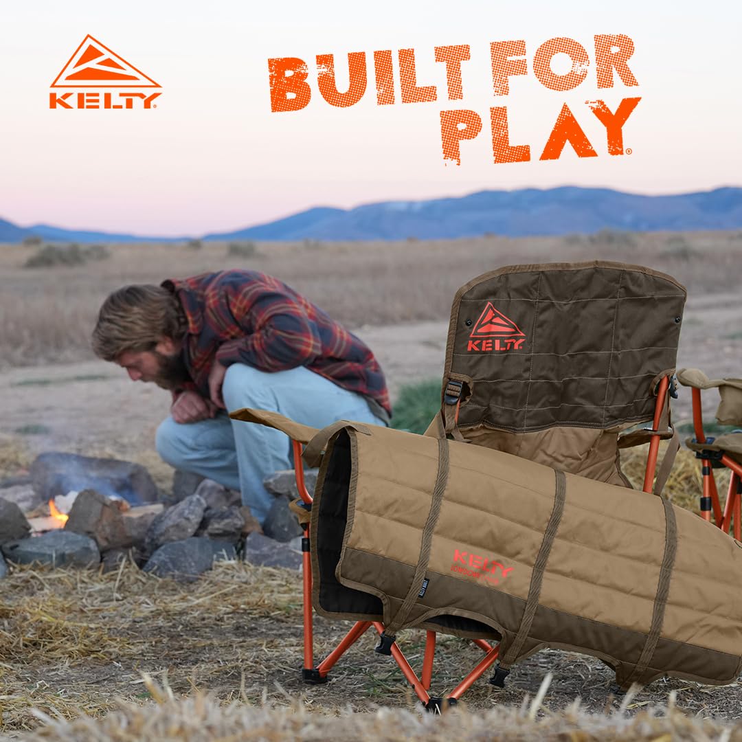 Low Folding Camping Chair for Outdoor Events with Carry Bag