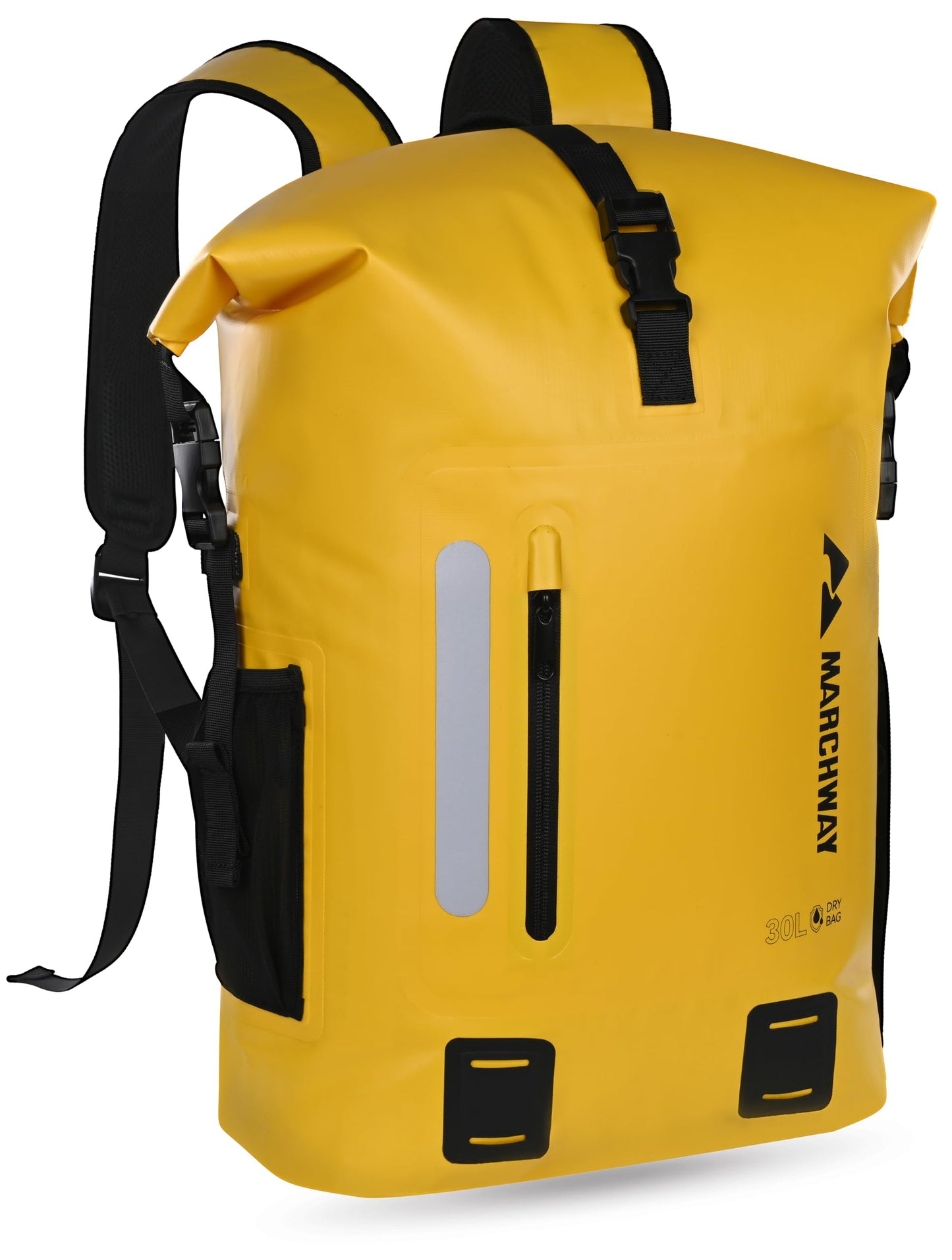 Roll-Top Waterproof Dry Bag Backpack for Hiking and Kayaking