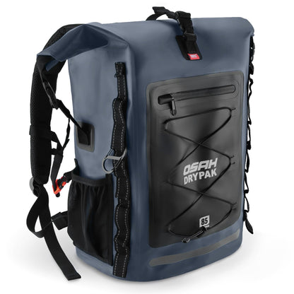 Roll-Top Waterproof Dry Bag Backpack for Outdoor Travel and Water Sports